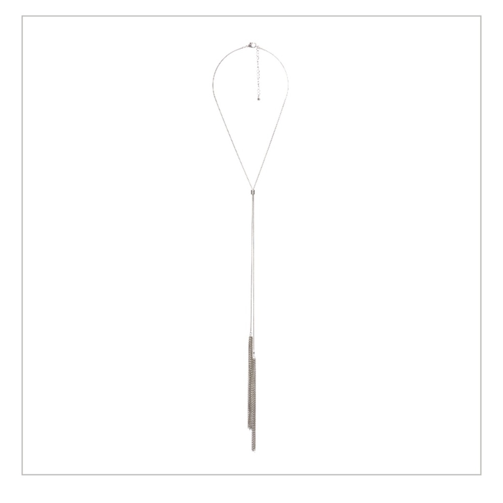 Bay to Baubles Fringe Bolo Necklace